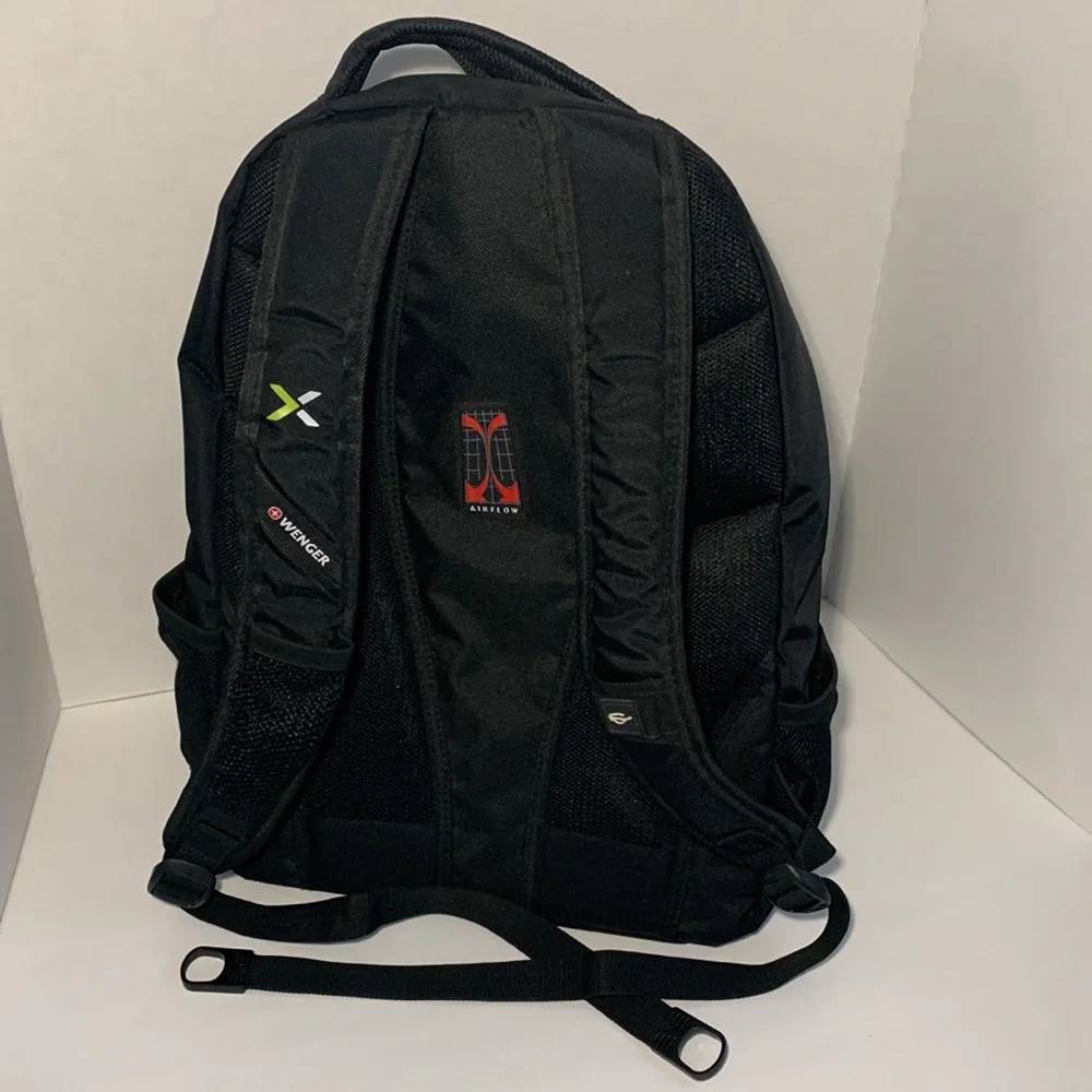 Wenger Swiss Army Backpack Laptop/Tablet Black Nutanix Logo Travel School Hiking